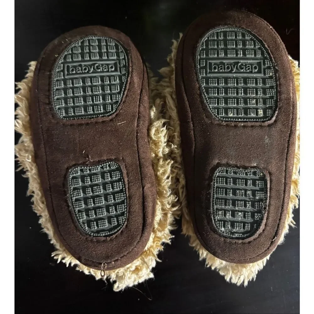 Baby gap bear slippers